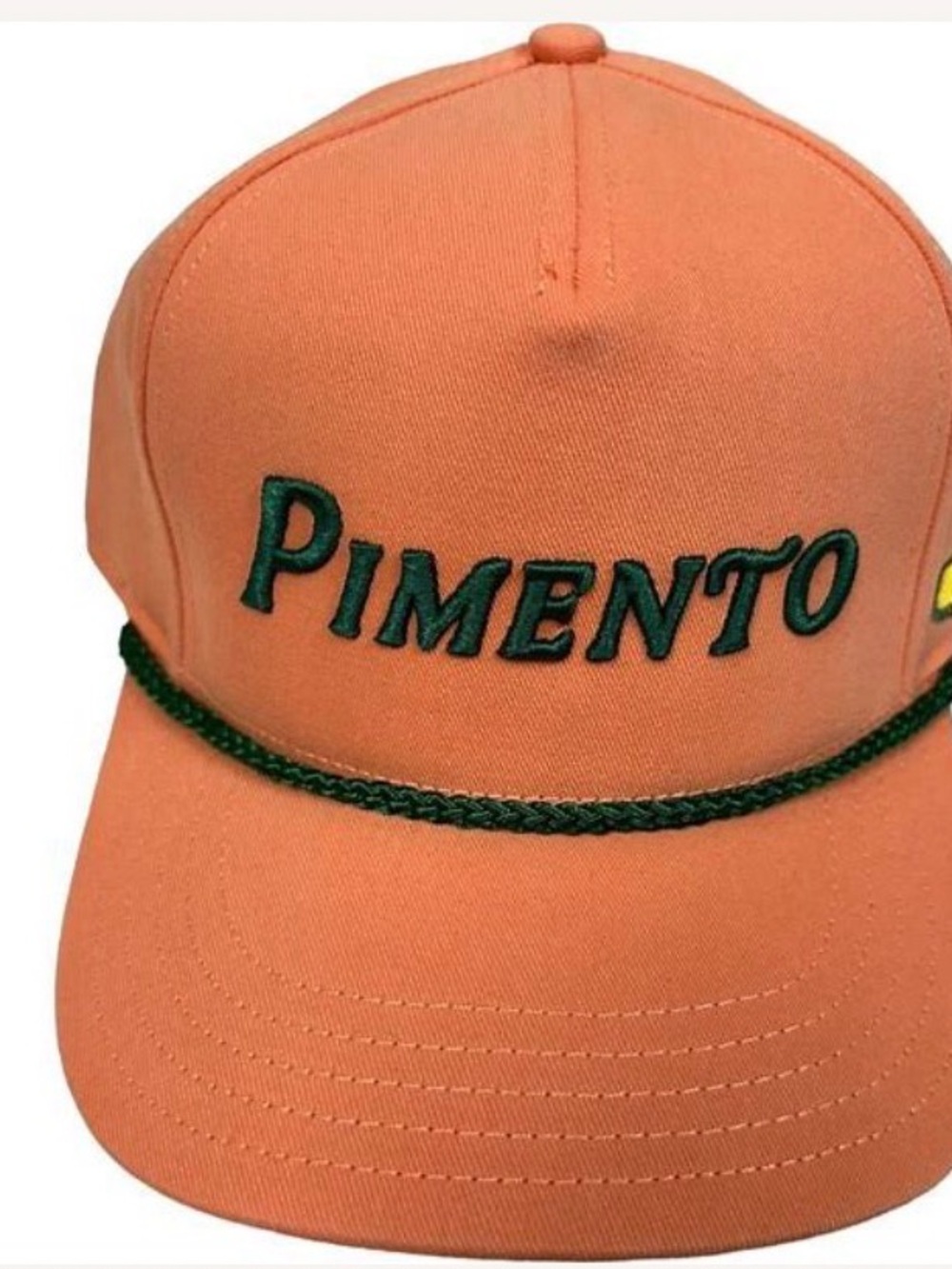 The 2026 Masters Augusta National Golf Club Official Pimento Rope-Trim Hat - NWT